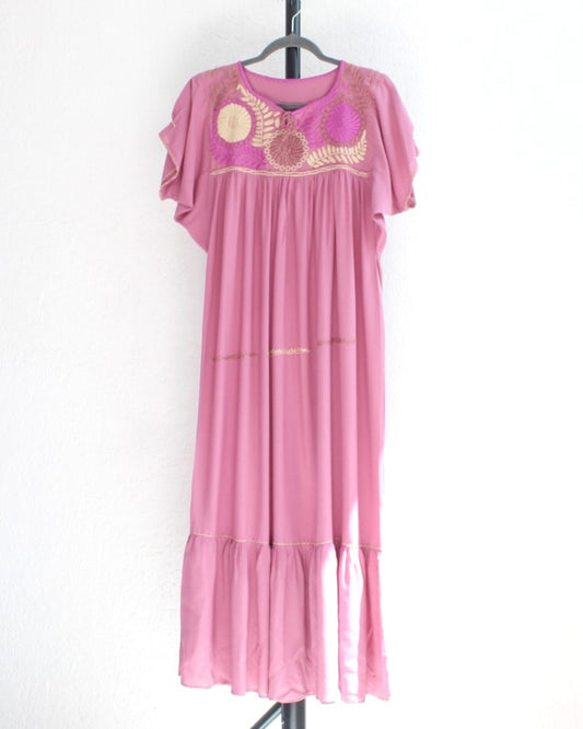 Vestido Rococo Rosa Beige  L , XL , 2XL