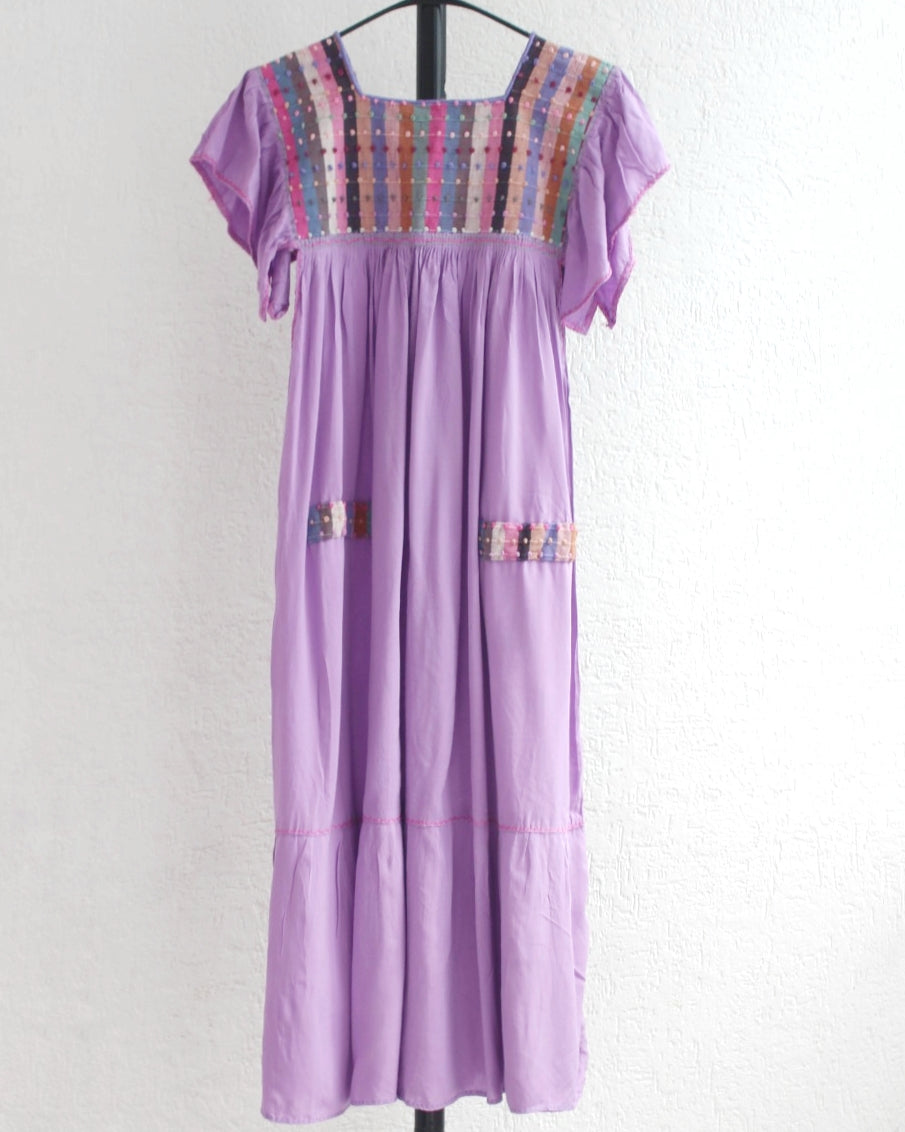 Vestido Nuditos Lila Colores Pastel