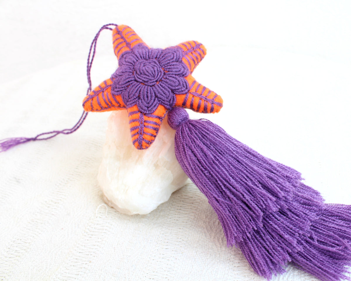 Estrella Rococo Naranja Morado