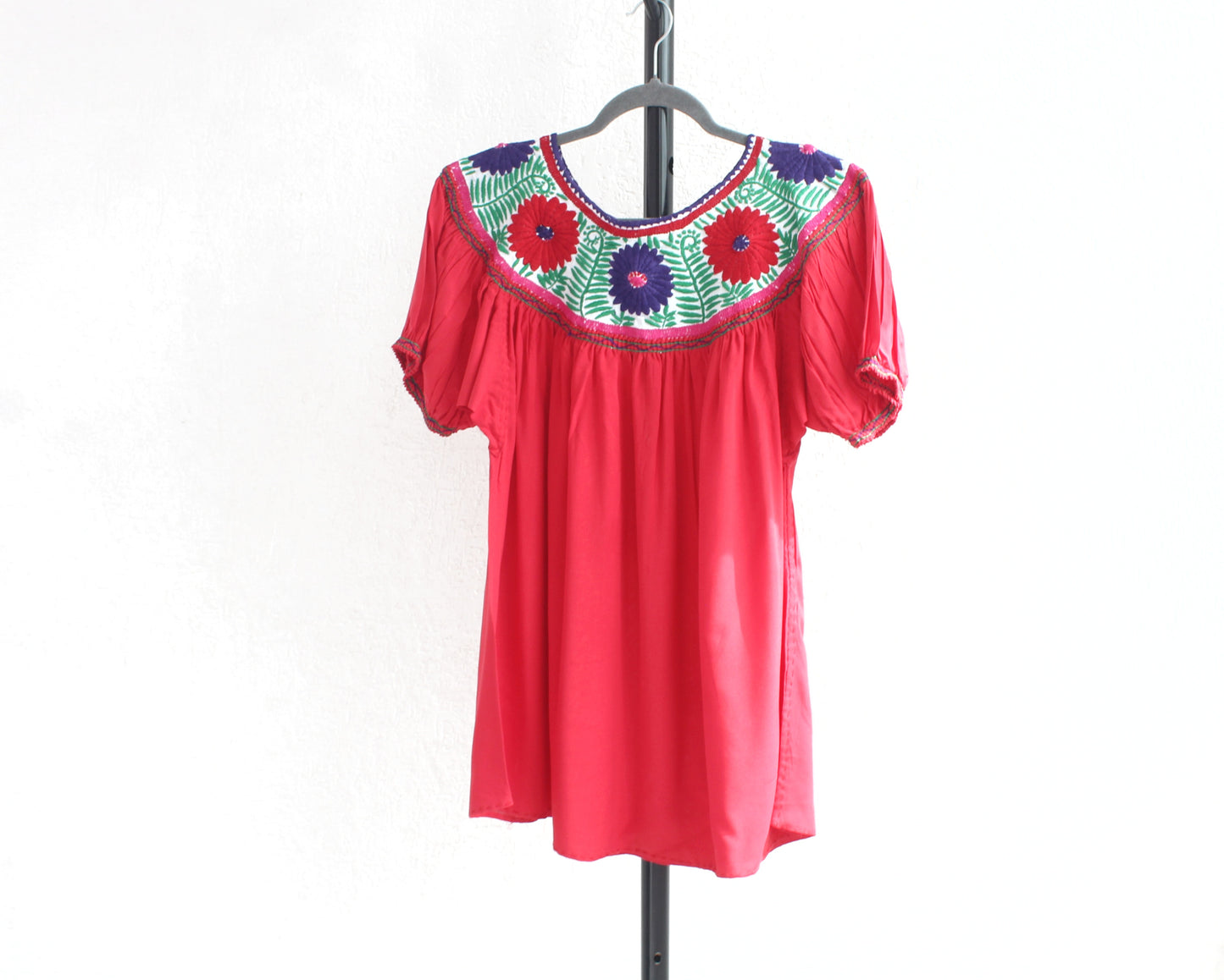 Blusa Aguacatenango Rojo Verde Morado