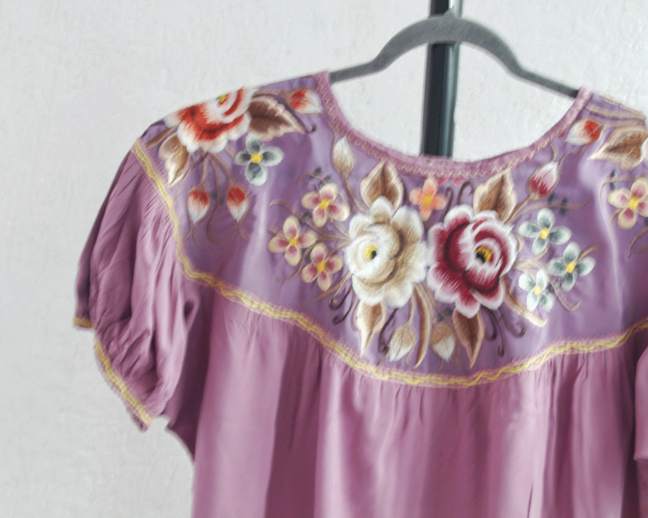 Blusa Abigail Flores Malva   XL - XXL