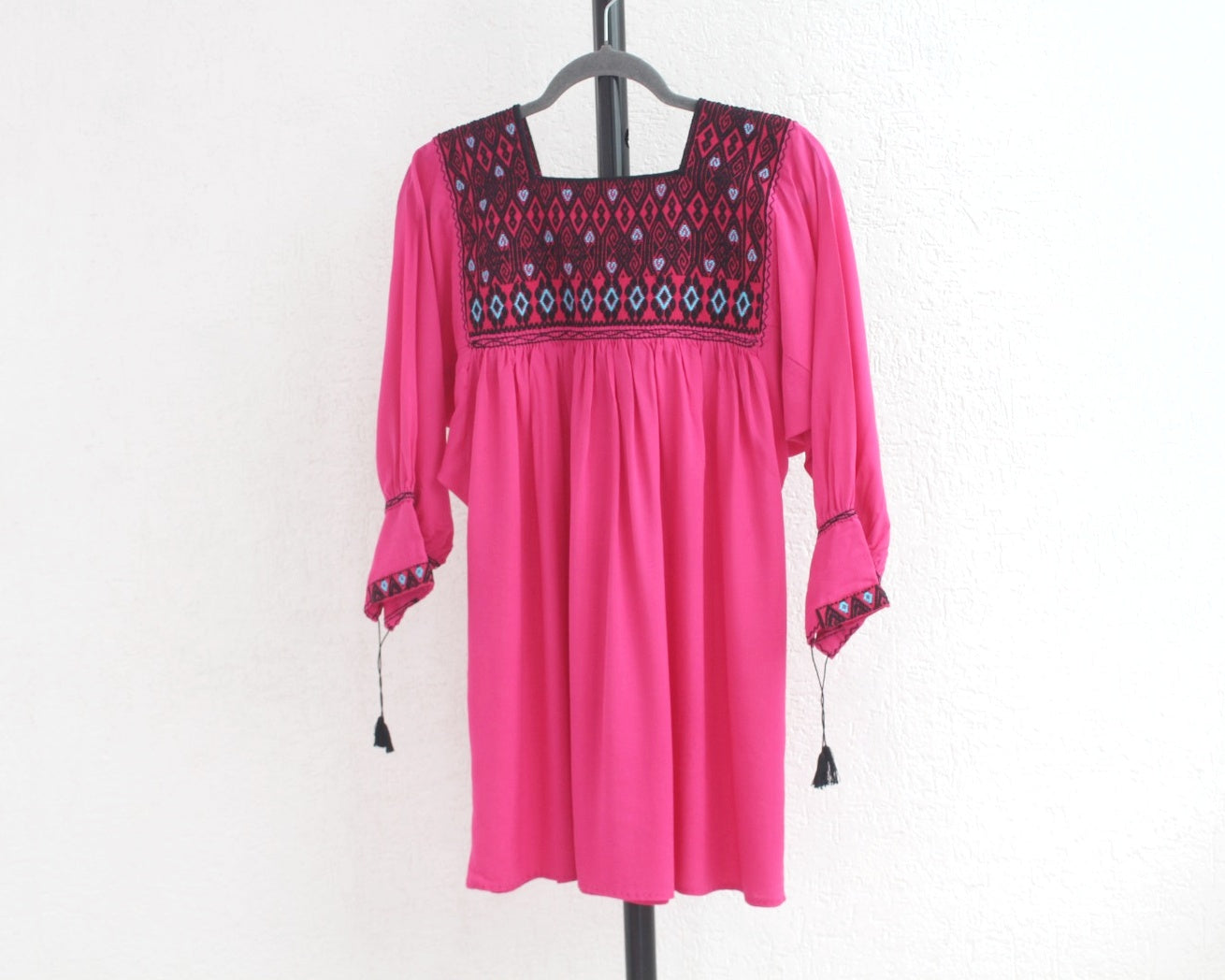 Blusa Elena Rosa Mx Negro Unitalla