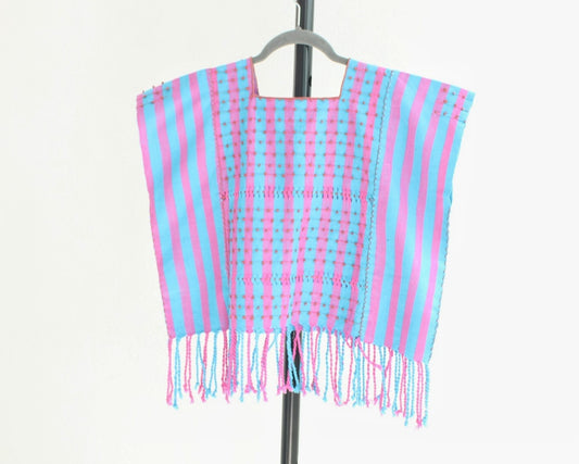 Top Nuditos Deshilado Rosa Azul