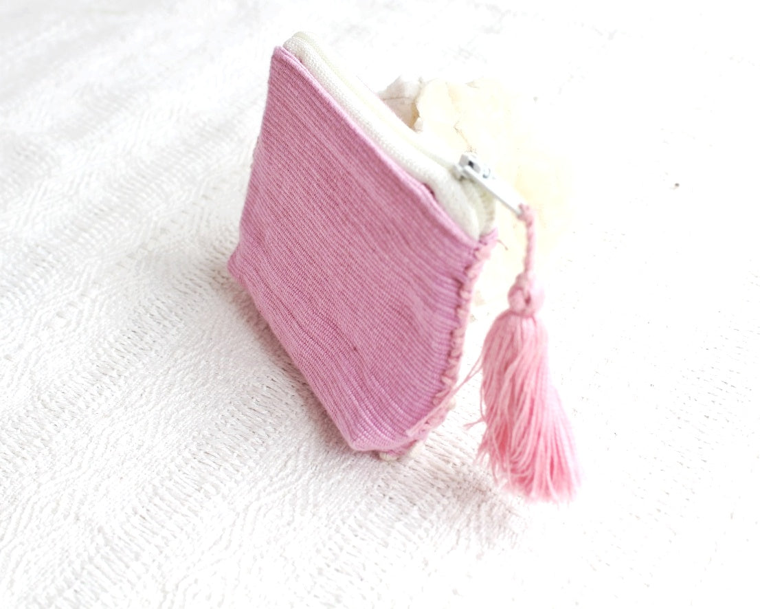 Mini Monedero Nuditos Rosa Blanco