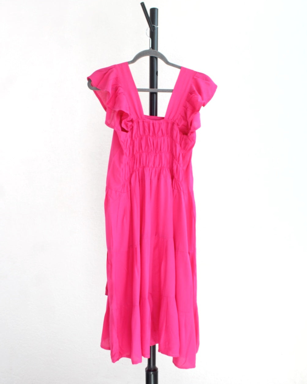 Vestido Anita Corto Rosa Mexicano
