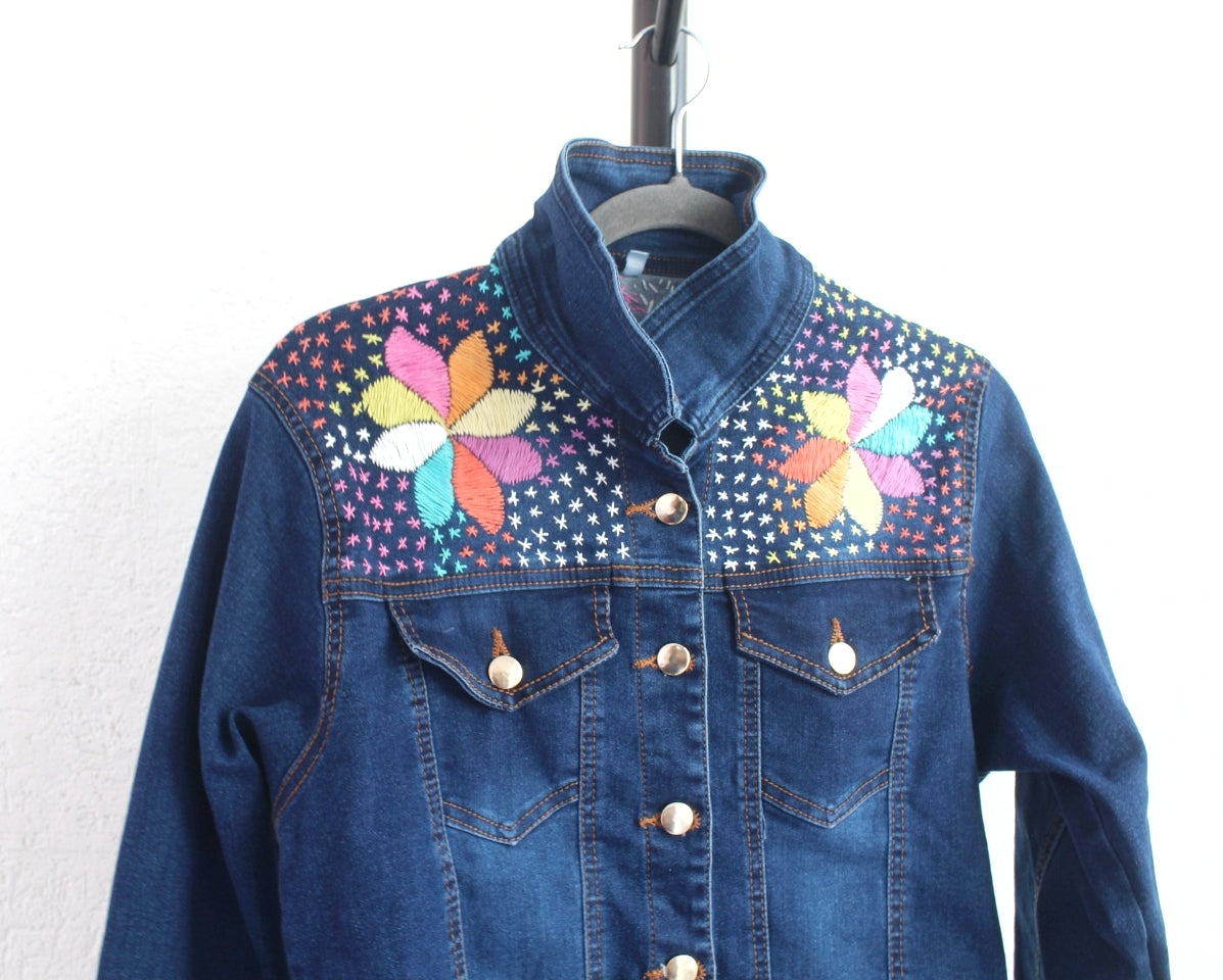 Chamarra Mezclilla XL Milpa Colores pastel