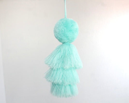 Pompon Grande Aqua