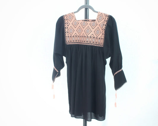 Blusa Elena Negro Coral Unitalla