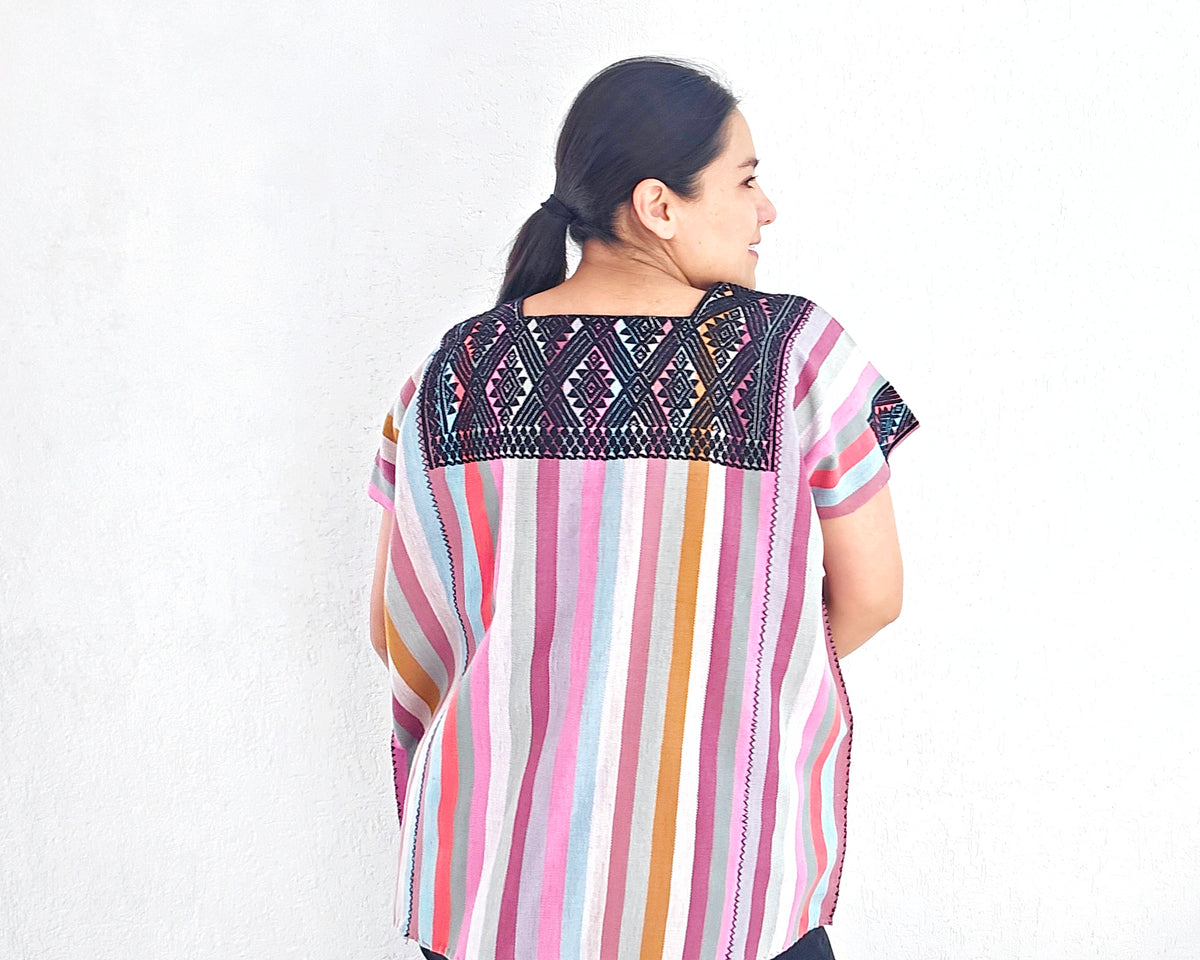 Huipil Laura XL - 2XL Pejel Colores