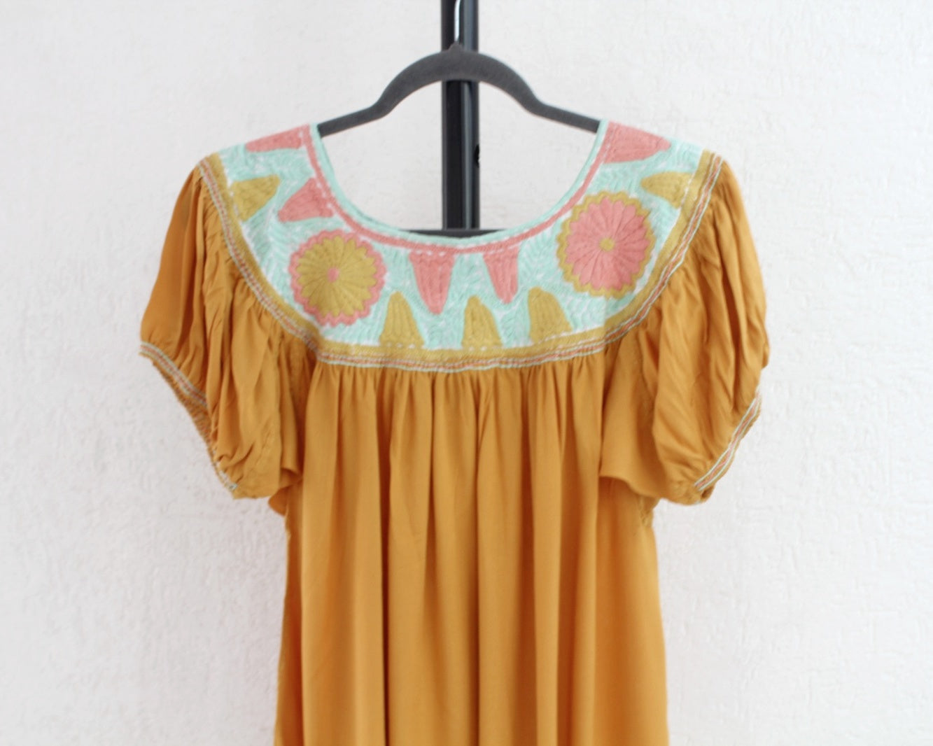Blusa Aguacatenango Amarillo Rosa