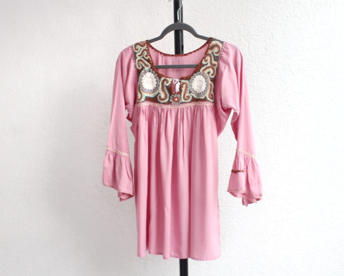 Blusa Leonor Rosa Unitalla