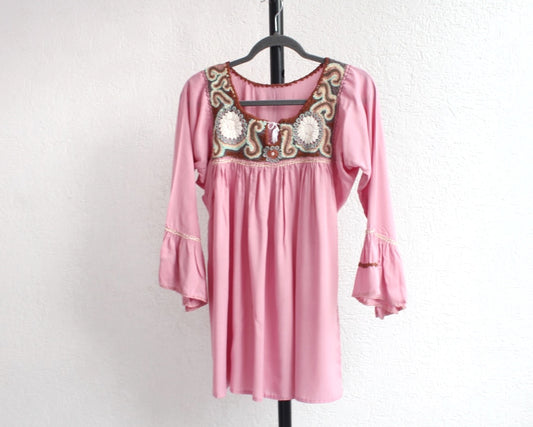 Blusa Leonor Rosa Unitalla
