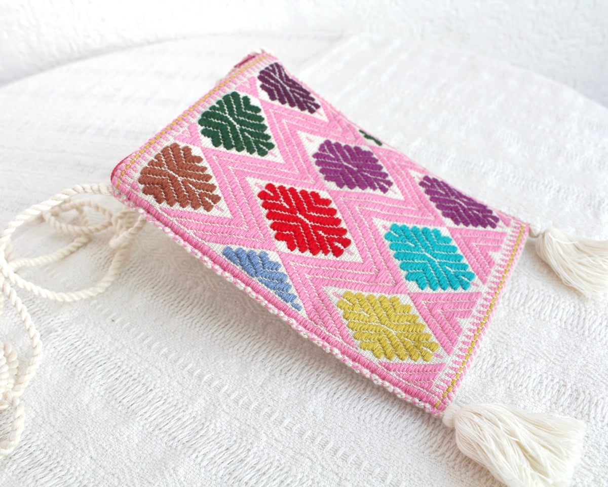 Bolso Celular Flores Colores