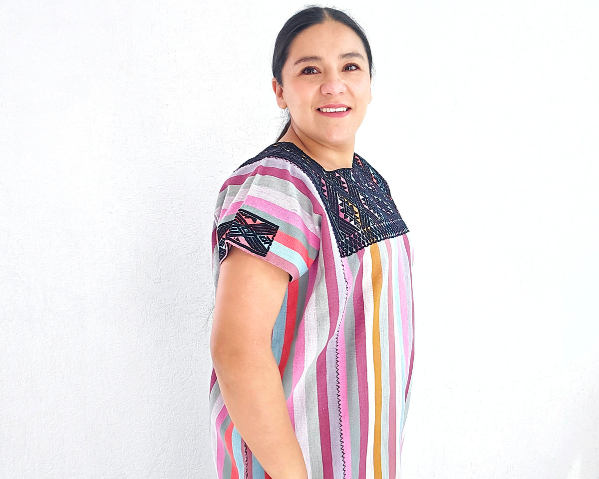 Huipil Laura XL - 2XL Pejel Colores