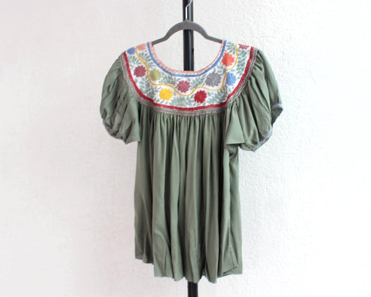 Blusa Aguacatenango Menta Colores