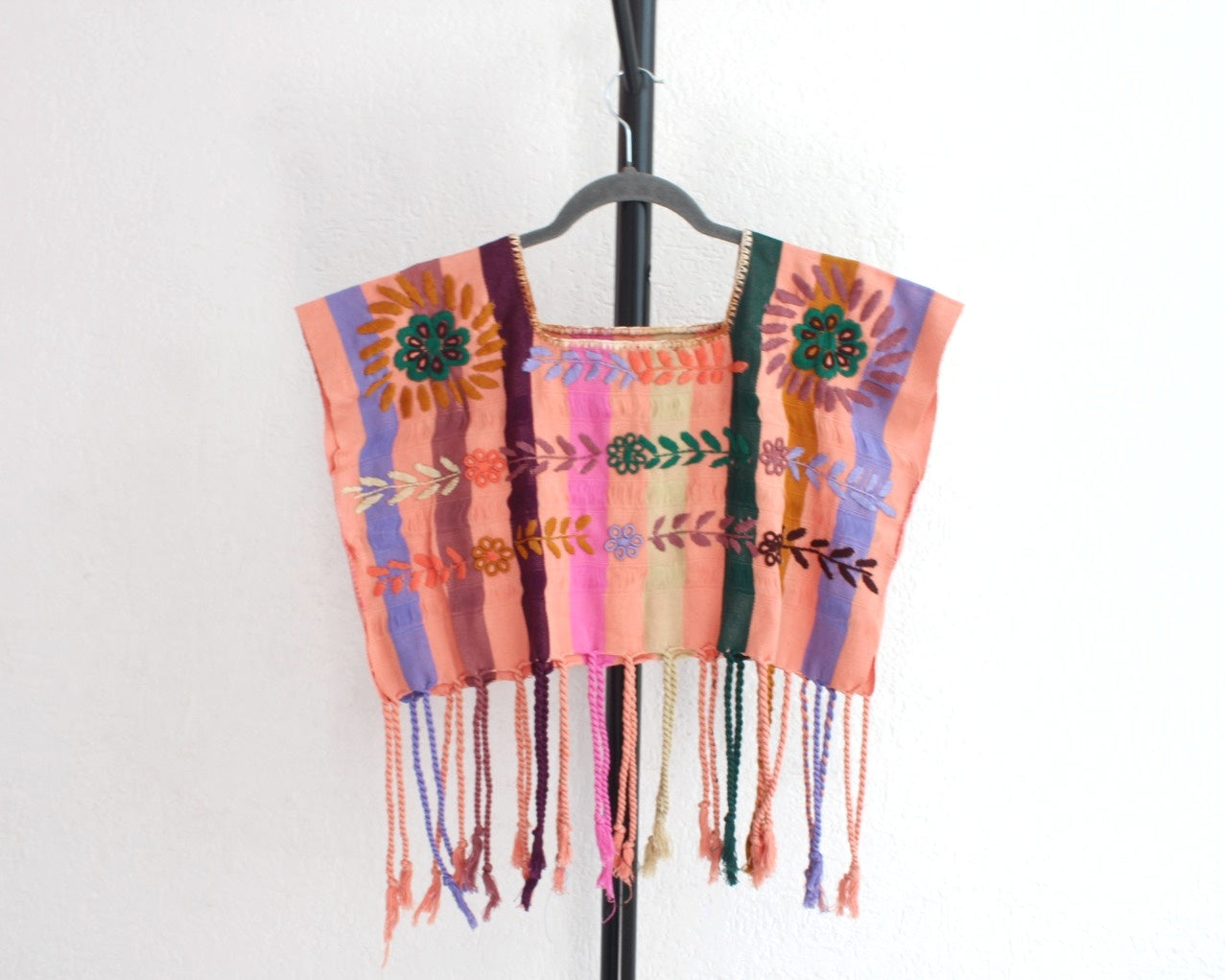 Crop Top Flores Rococo Coral Lila