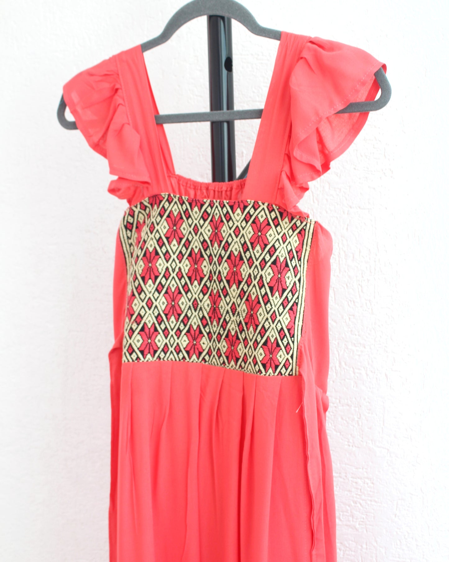 Vestido Anita XL - 2XL Largo Coral