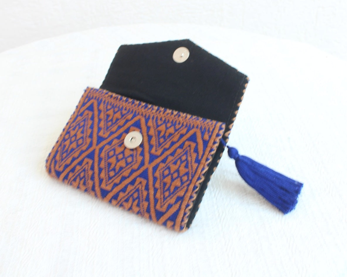 Cartera Estrellas Azul Café