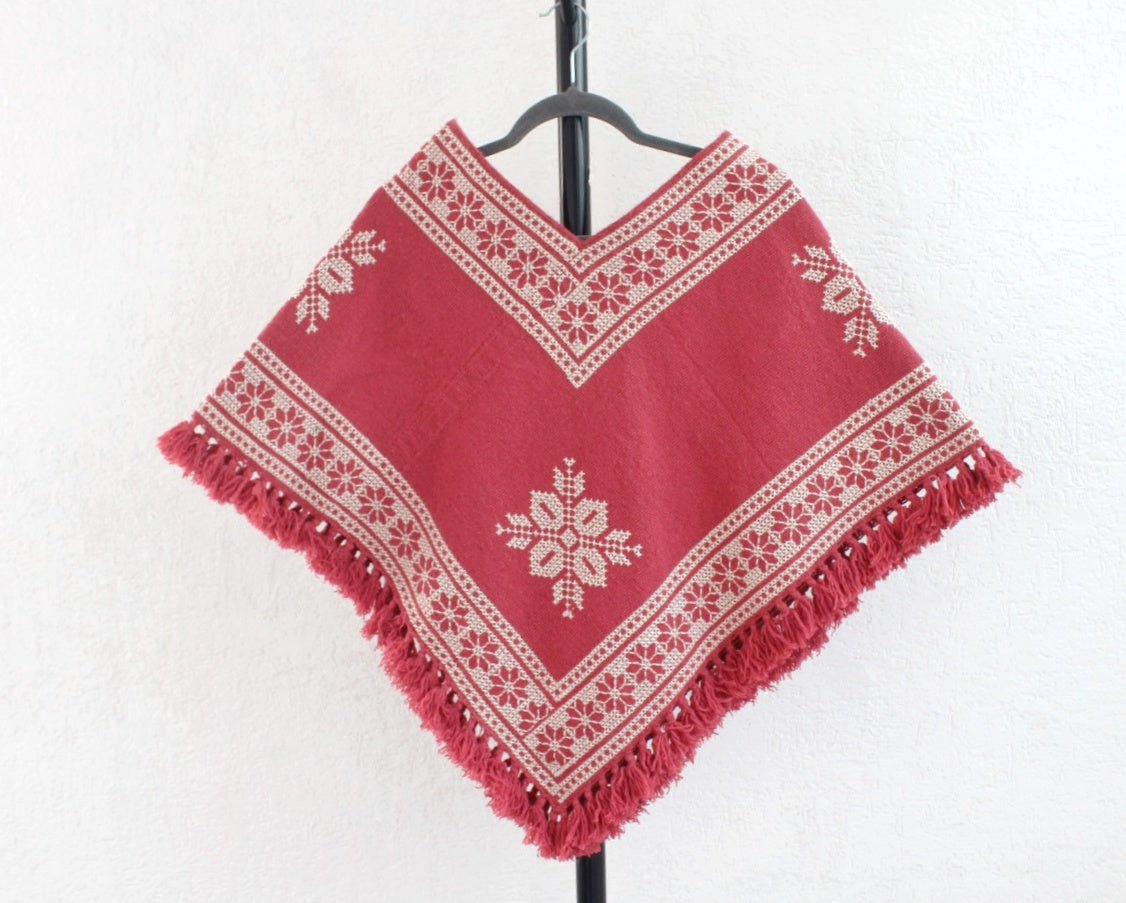 Mañanita Estrellas Rosa Blanco Punto de Cruz