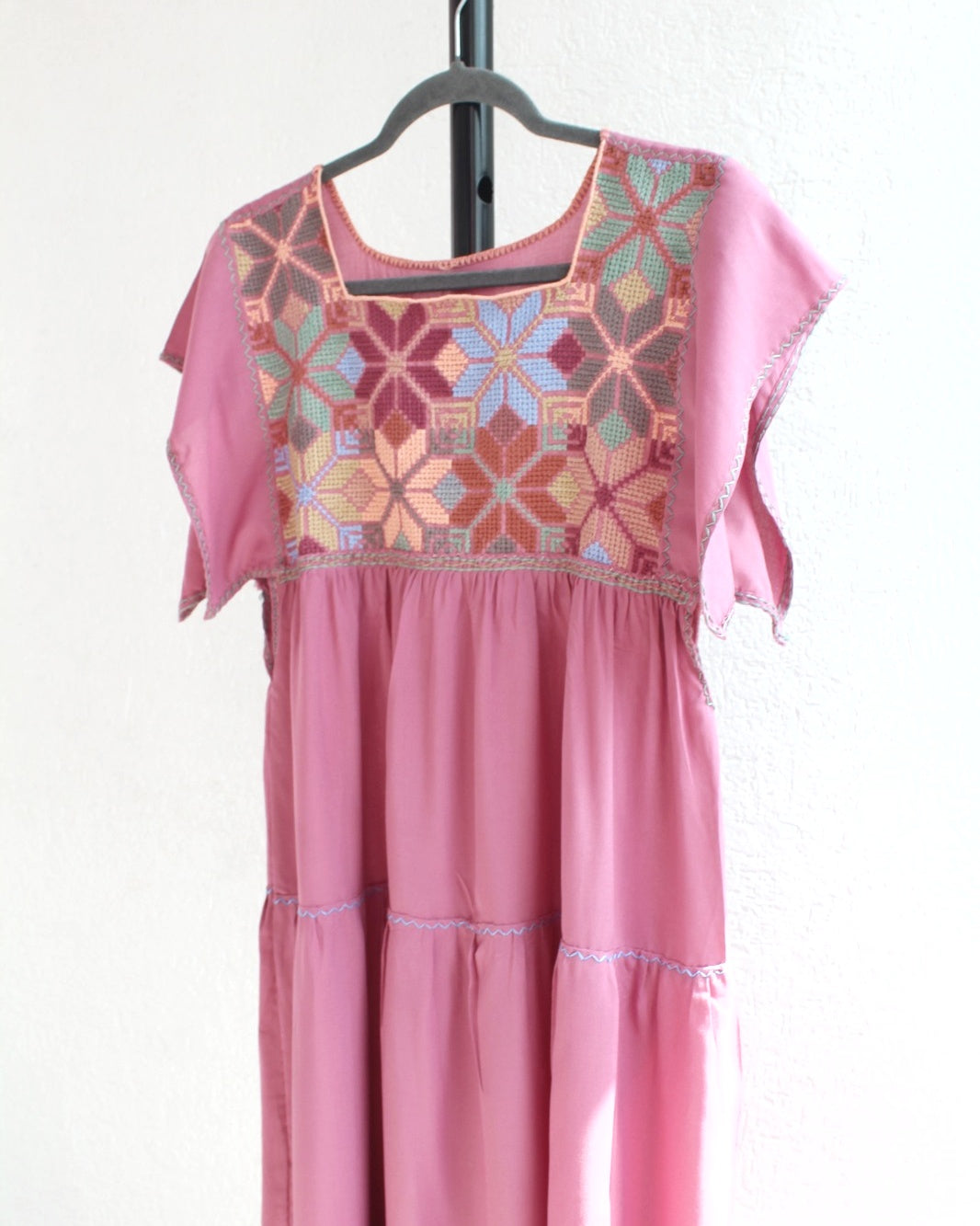 Vestido Maria Holanes Rosa Unitalla