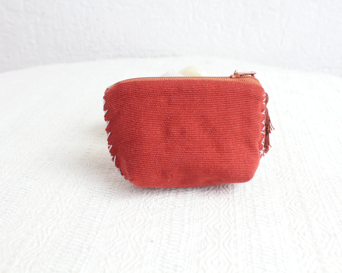Mini Monedero Estrellitas Lila Gris