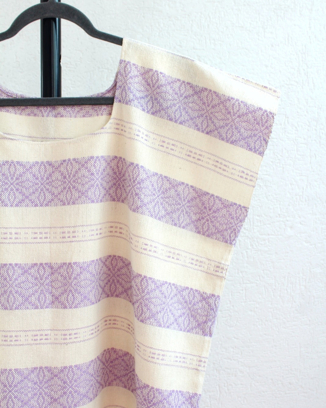 Huipil Soledad Lila Natural XL XXL