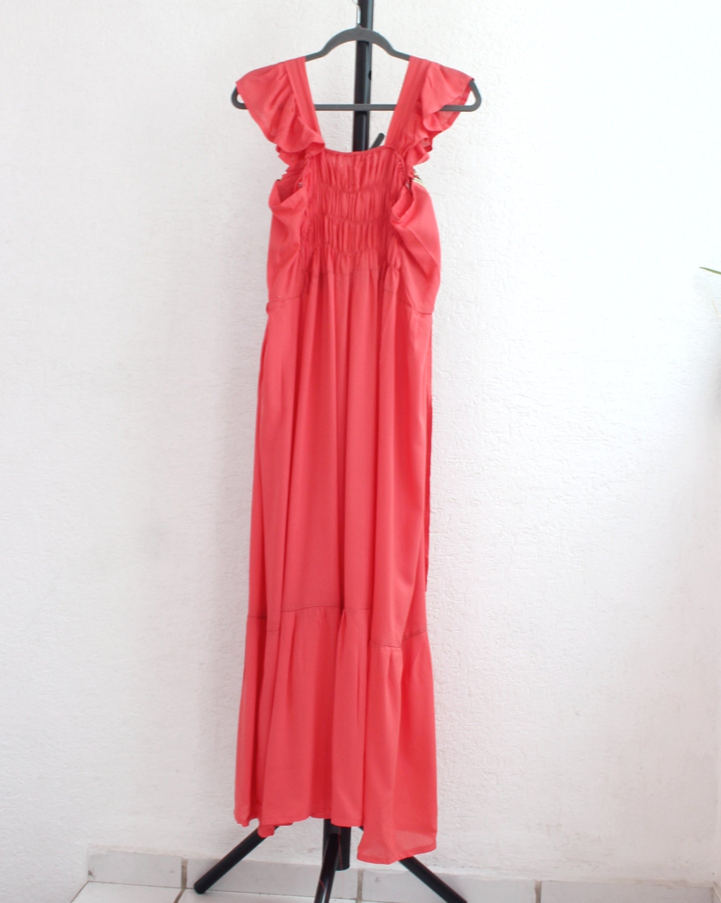 Vestido Anita XL - 2XL Largo Coral