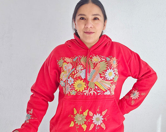 Sudadera L Tenago Rojo