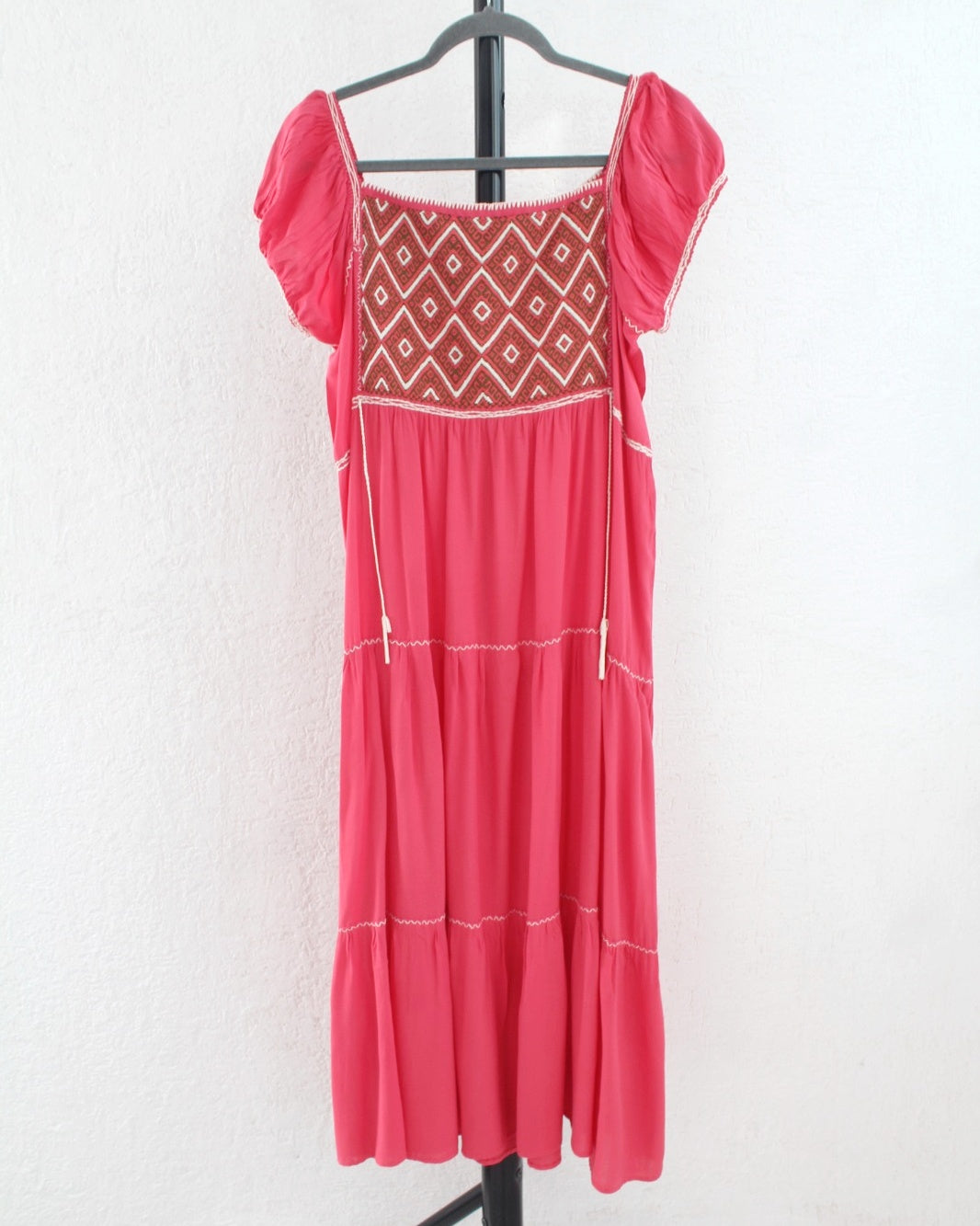 Vestido Gloria Coral Blanco Ch M L