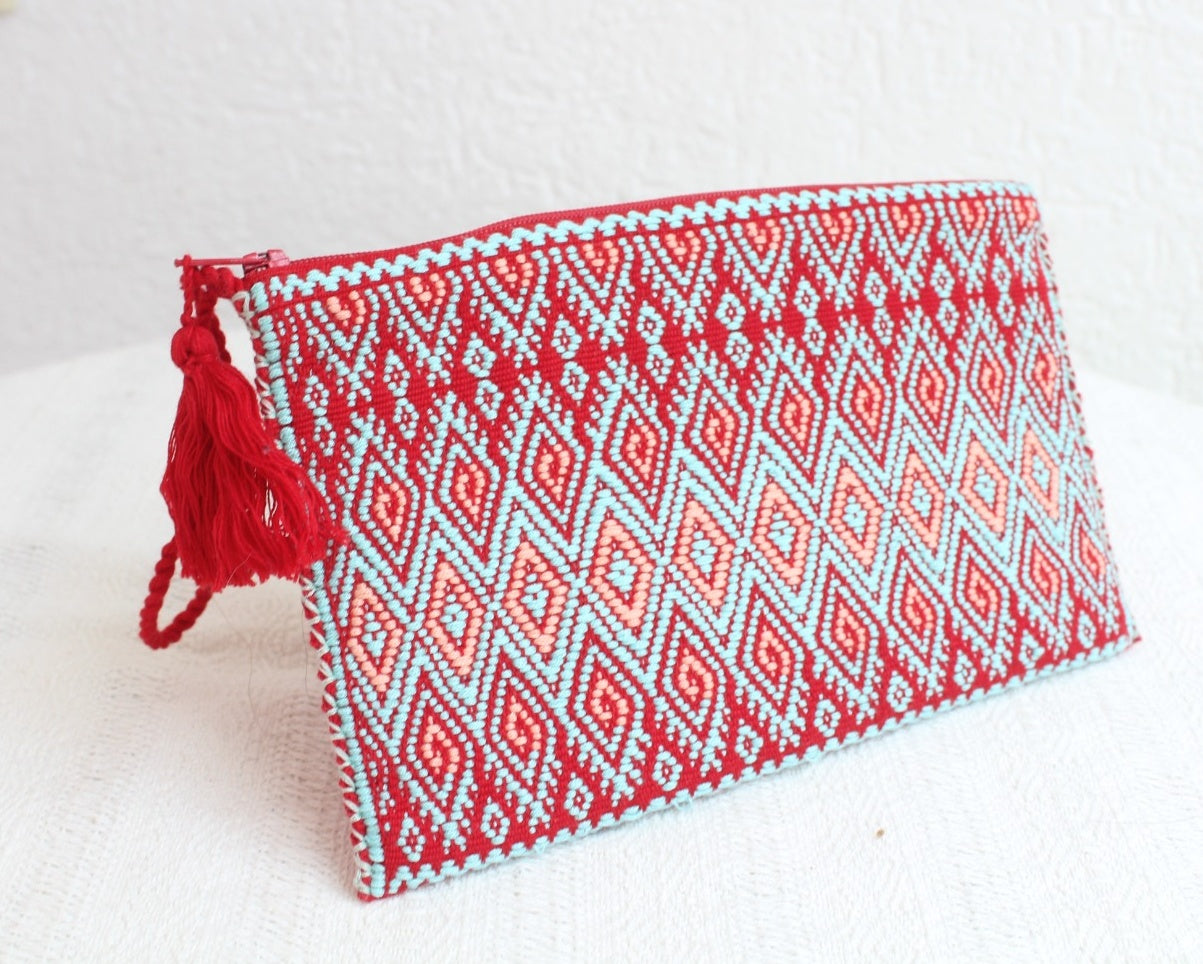 Neceser Flores Aqua Rojo