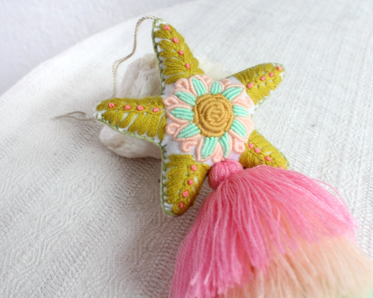 Estrella Rococo Rosa Crema Menta