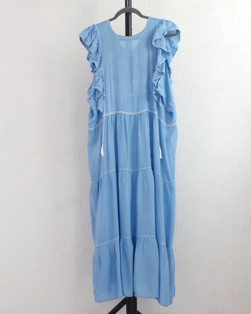 Vestido Antonia Azul Claro