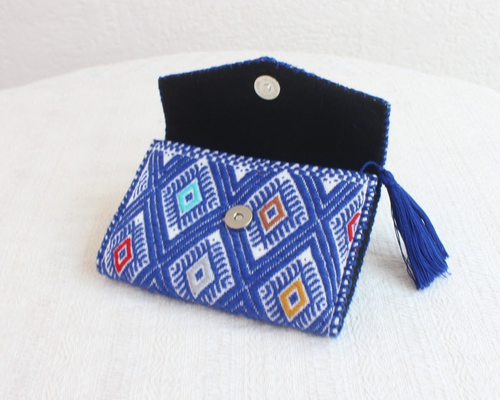 Cartera Estrellas Azul Blanco