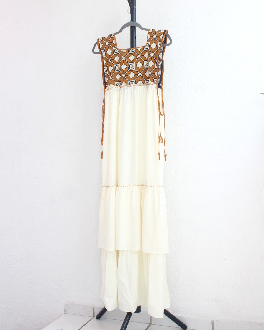 Vestido Teresa Perla Amarillo Unitalla