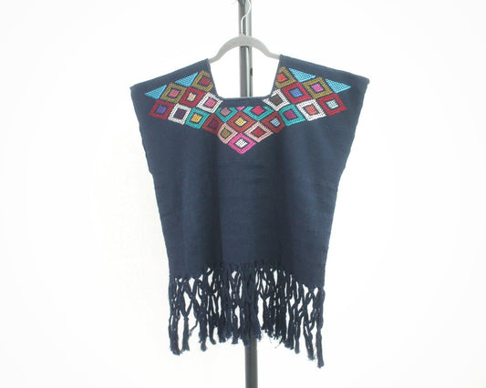 Blusa Rombos Azul Marino Colores