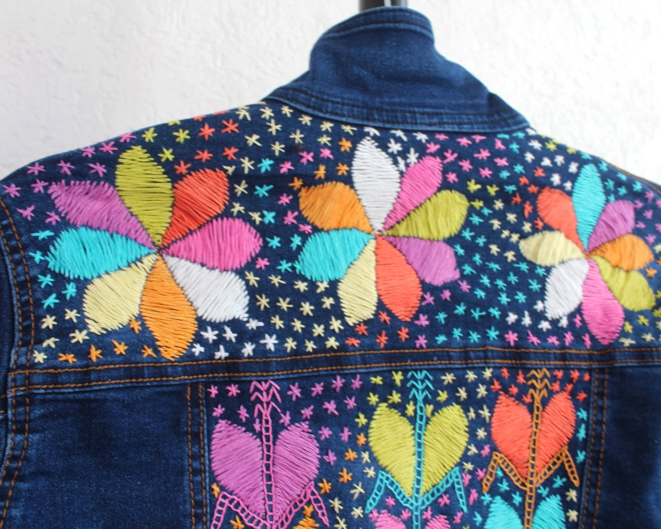 Chamarra Mezclilla XL Milpa Colores pastel