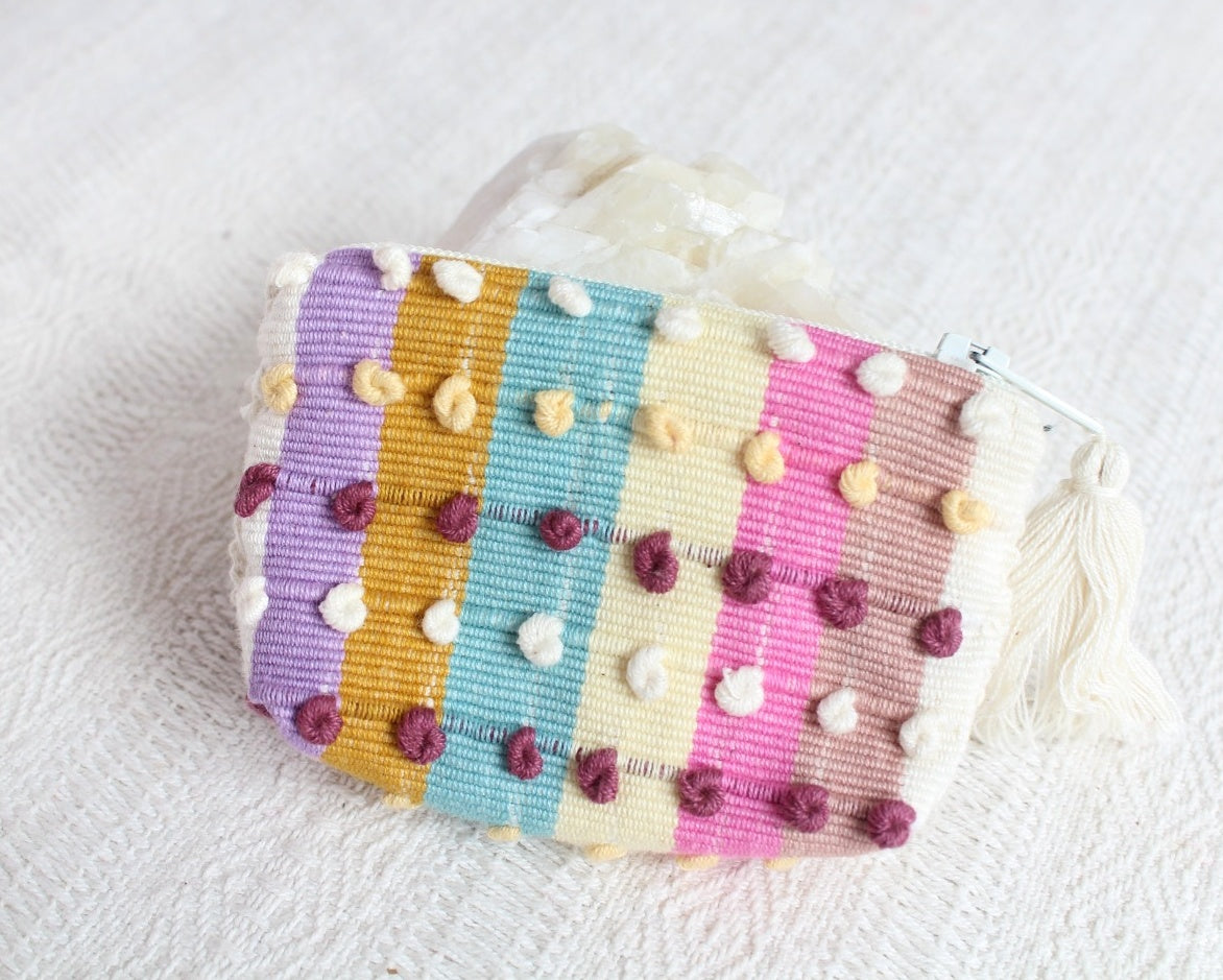Mini Monedero Nuditos Colores  Blanco Menta Rosa Pastel