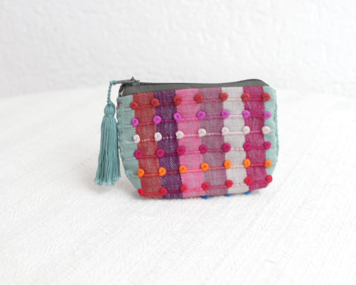 Mini Monedero Nuditos Menta Rosa Morado