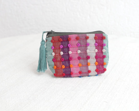 Mini Monedero Nuditos Menta Rosa Morado
