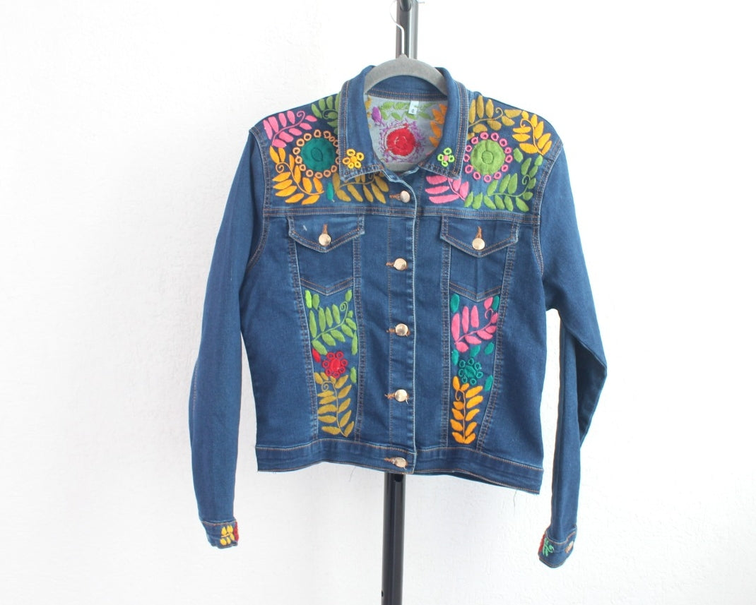 Chamarra Mezclilla L Rococo Colores