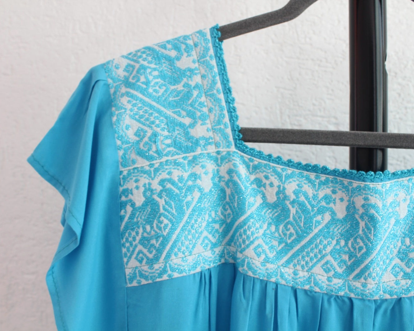 Blusa Tania Azul Pavo Reales XL - 2XL