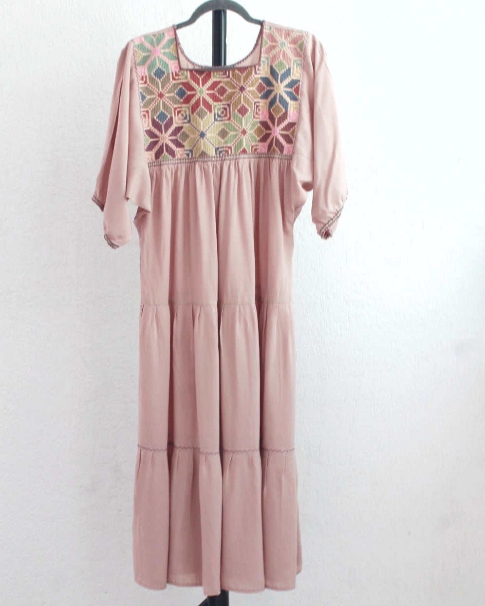 Vestido Maria Flores Crema  L / XL