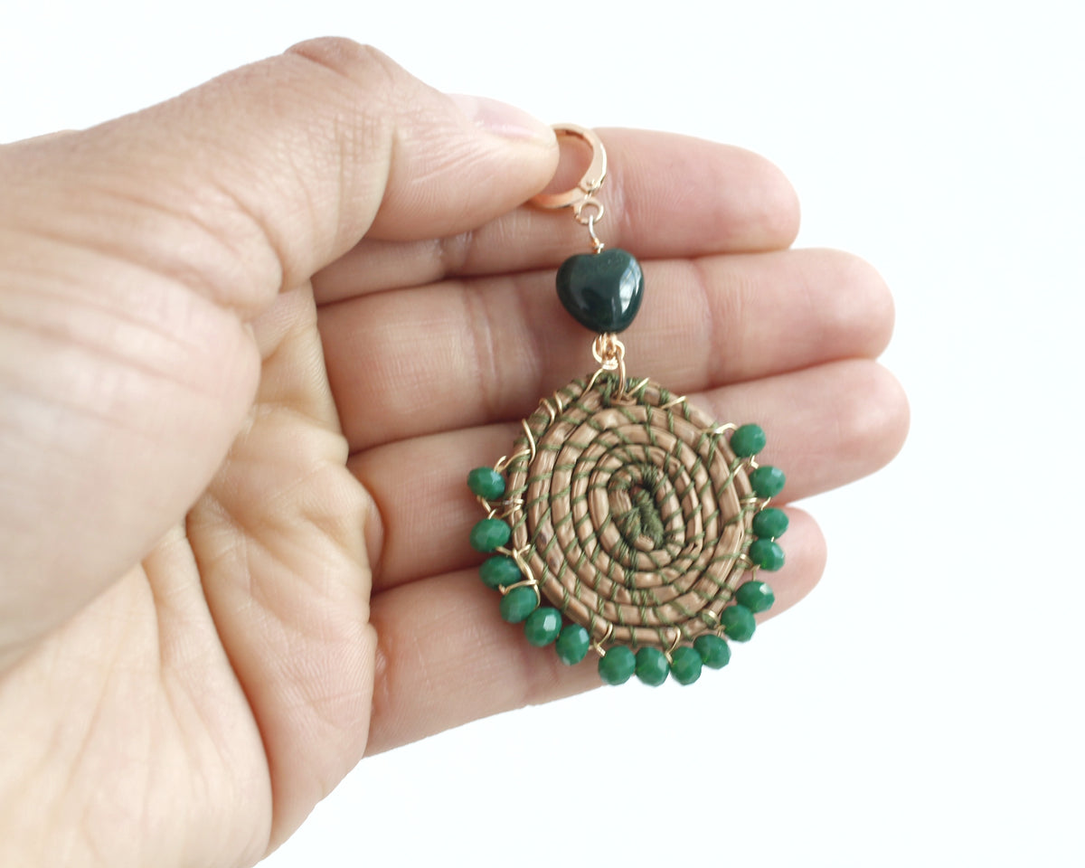 Aretes Ocoxal Verde