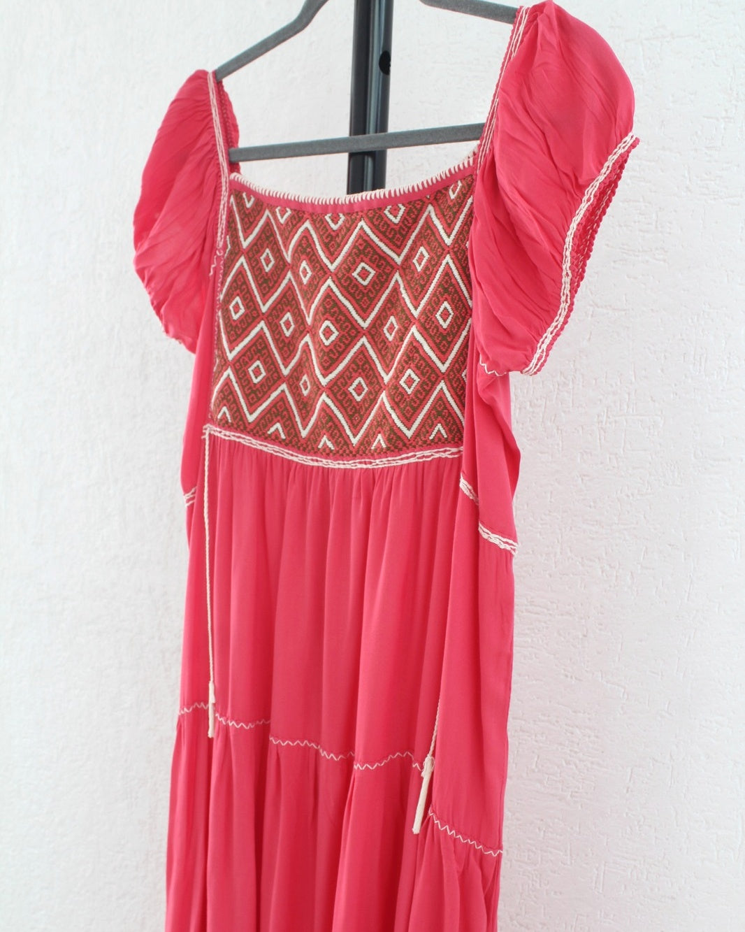 Vestido Gloria Coral Blanco Ch M L