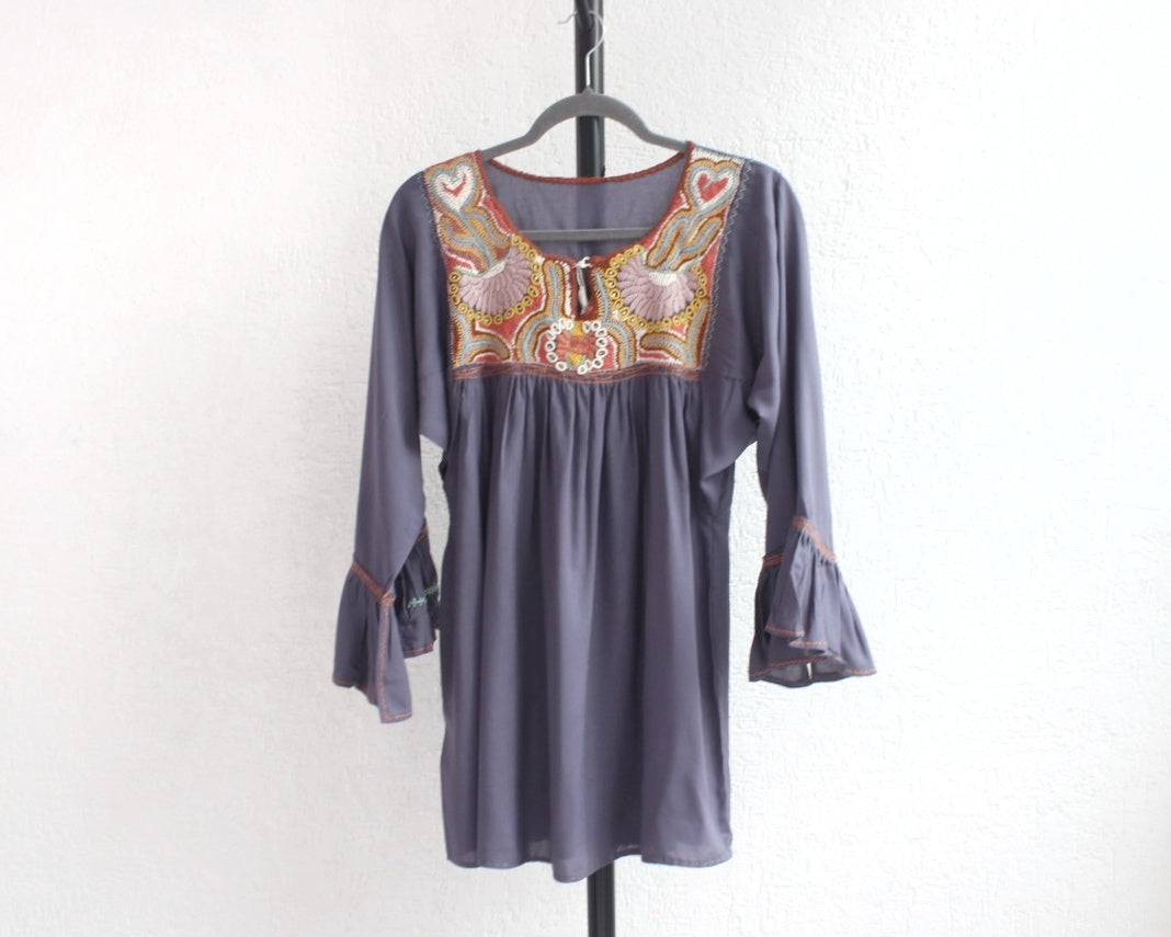 Blusa Leonor Gris Unitalla