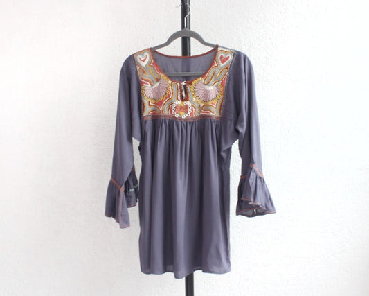 Blusa Leonor Gris Unitalla