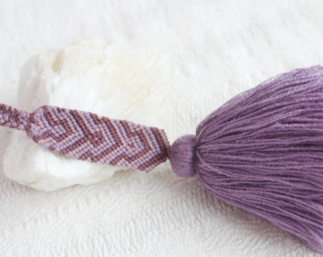 Campanitas con pulsera Morado Lila