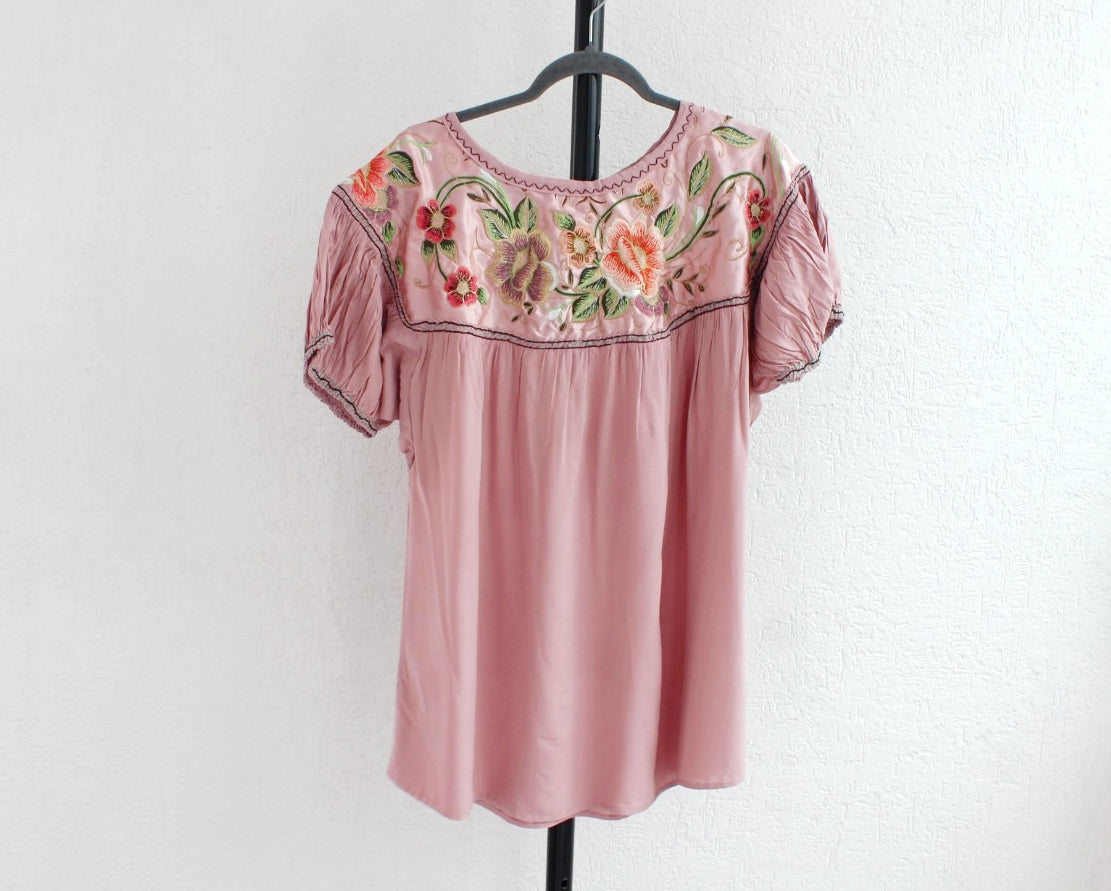Blusa Abigail Rosa Claro XL - XXL