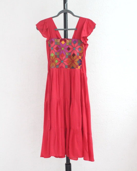 Vestido Anita Corto Rojo