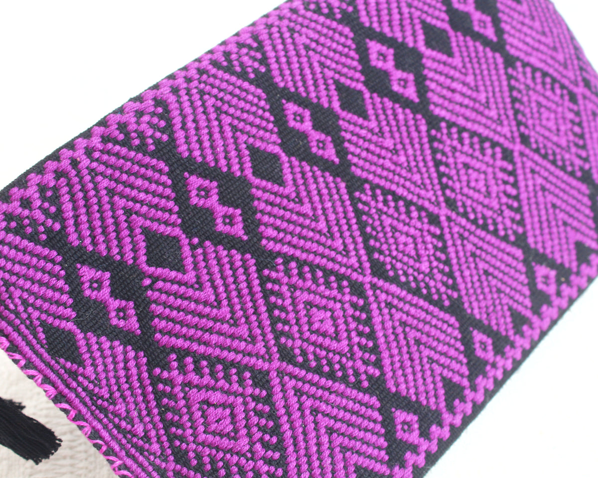 Neceser Flores Morado Negro